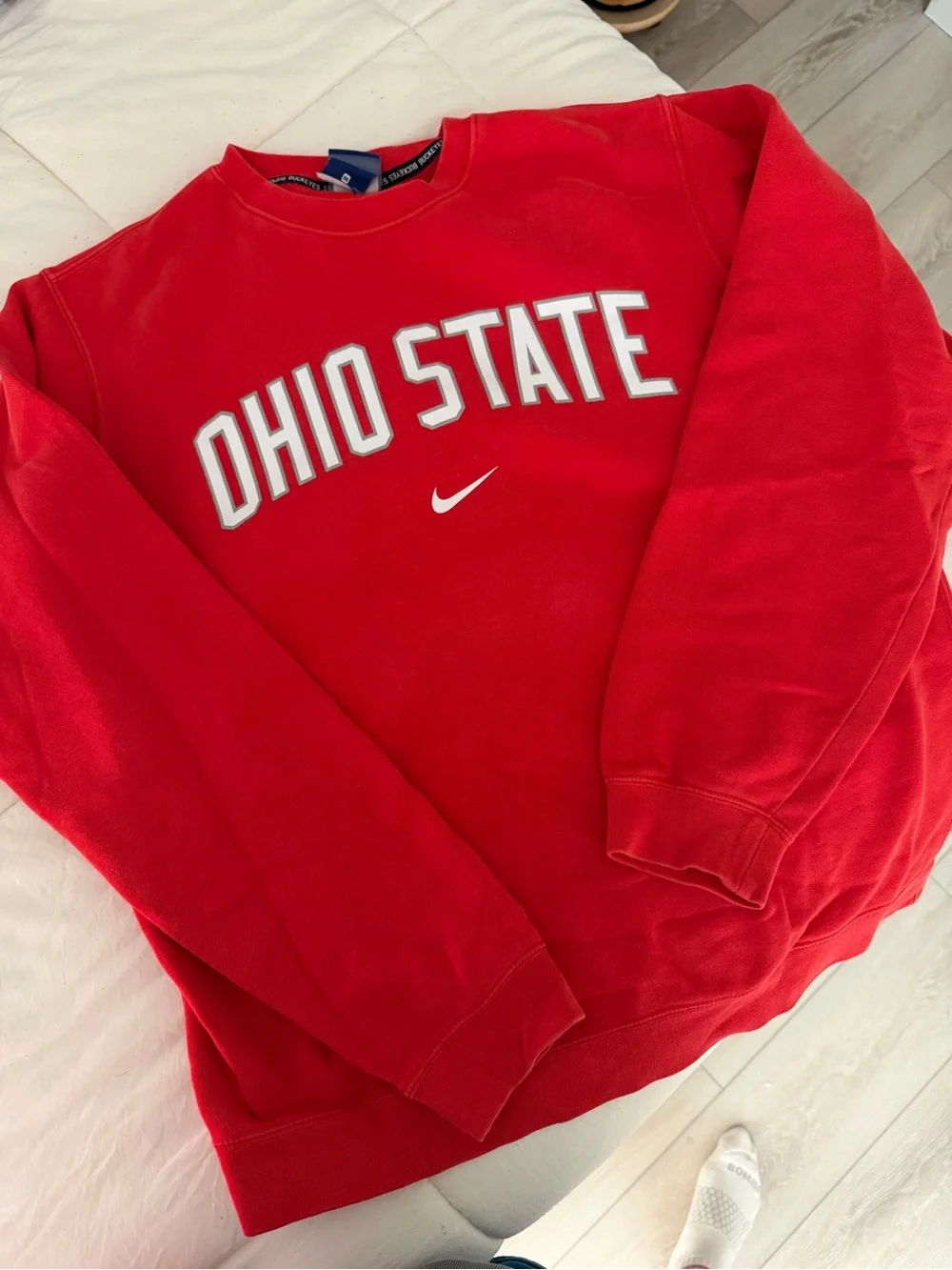 Nike Red Ohio State Crewneck Sweatshirt